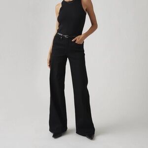 Levi’s 318 Shaping Wide Leg Jeans - Black 27W / 32L